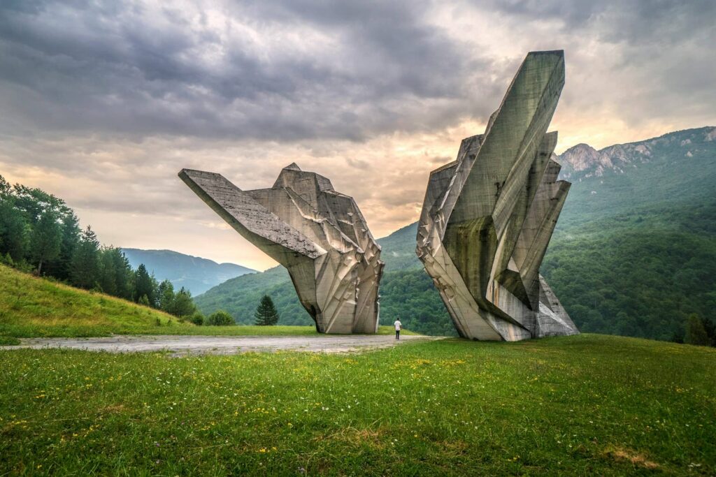 Tjentiste War Memorial, Bosnia and Herzegovina