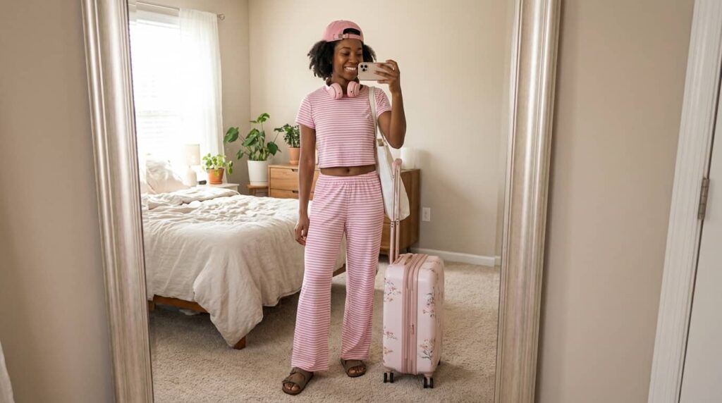 Matching Set + Accessories Travel Look