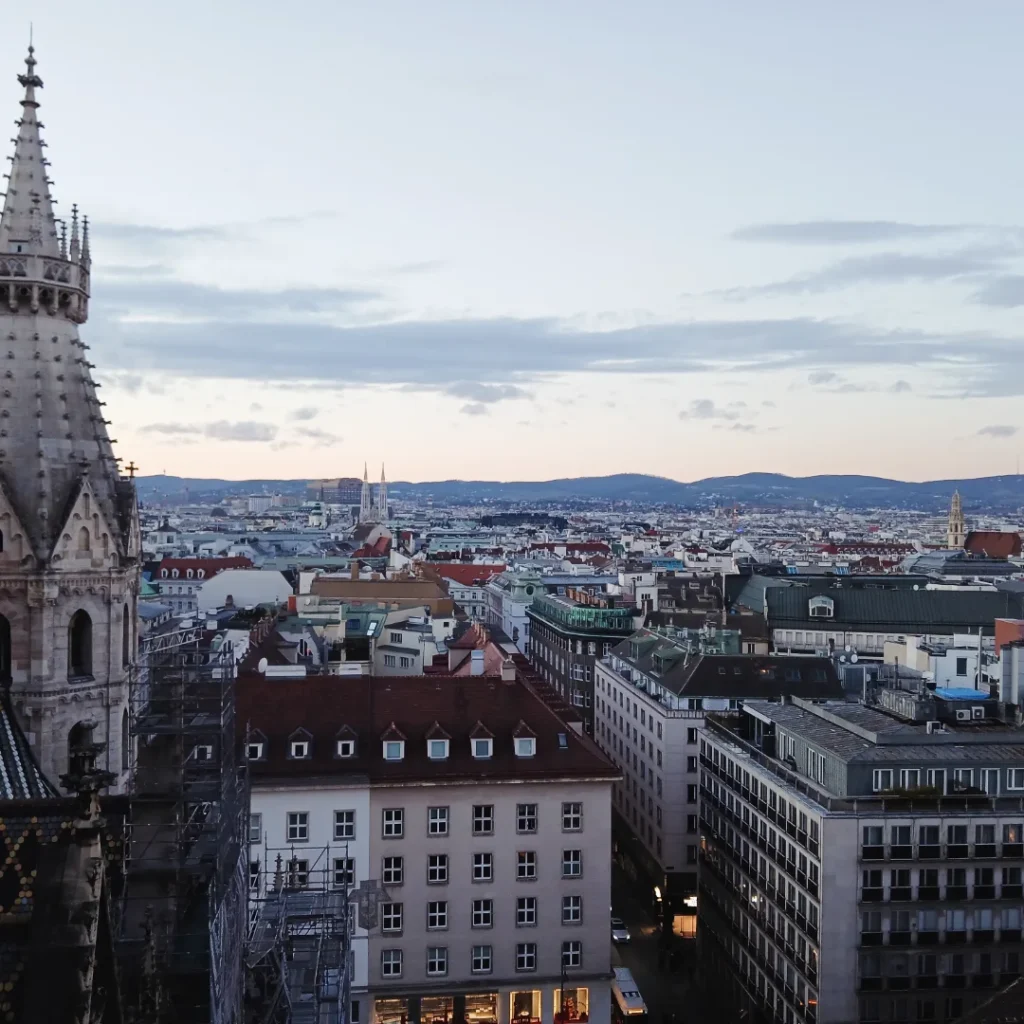 Views from top of St Stephen's Cathedral