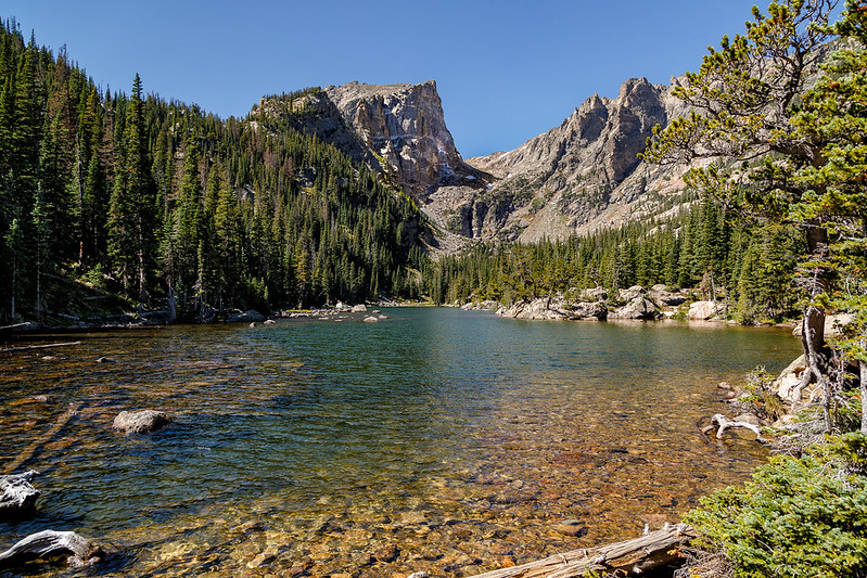 1., 2., 3. Nymph, Dream, Emerald, and Lake Haiyaha in Rocky Mountain National Park