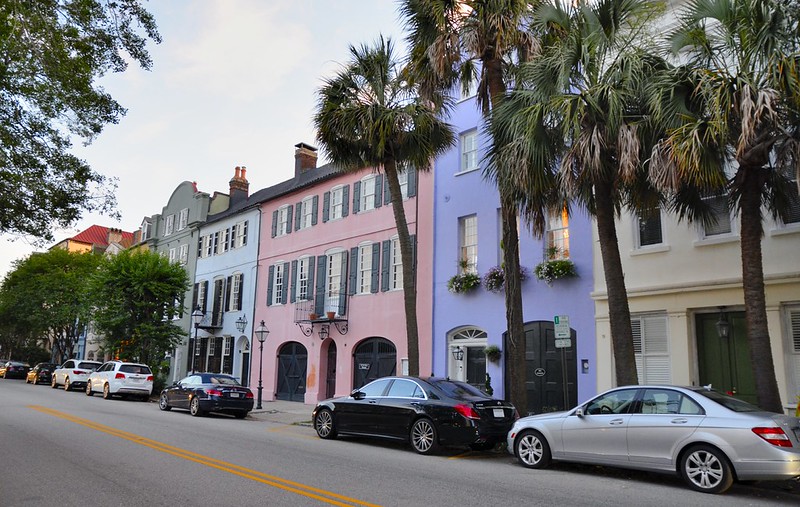 A Stroll to Charleston’s Famous Rainbow Row