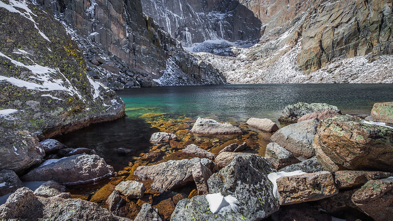 Chasm Lake in Rocky Mountain National Park