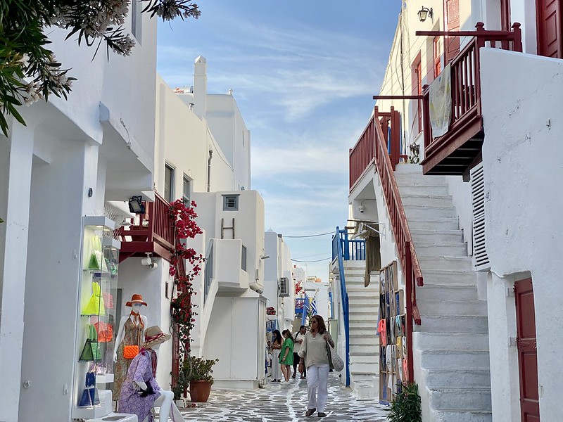 Chora Street, Mykonos, Greece