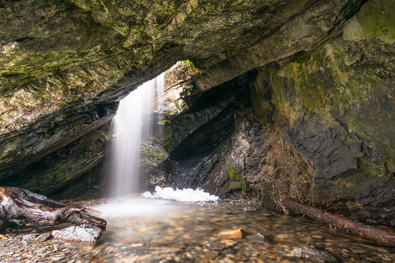 Donut Falls waterfall