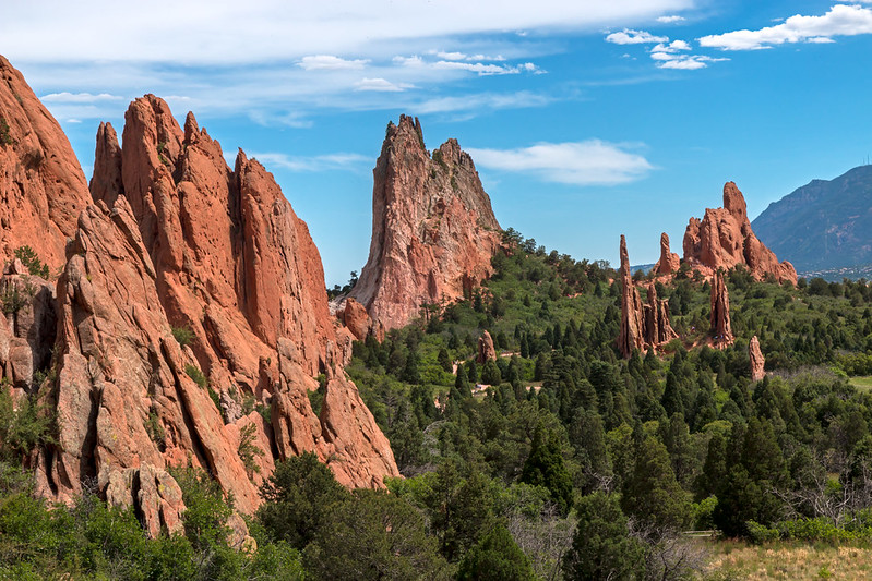 Garden of the Gods and Pikes Peak