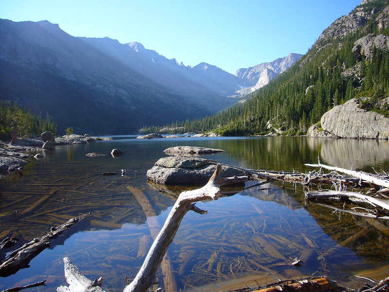 Mills Lake in Rocky Mountain National Park