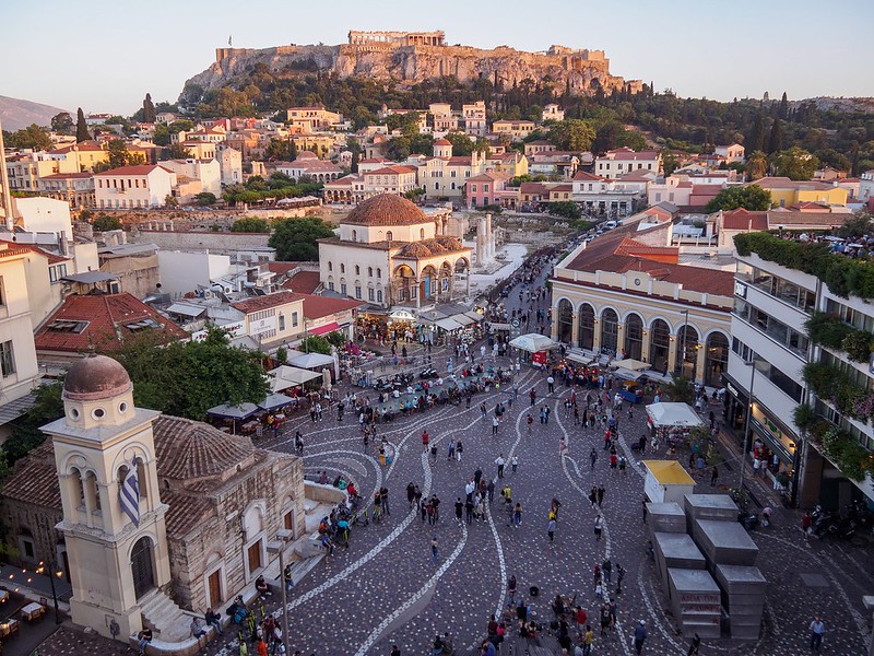 Monastiraki Square, Athens, Greece