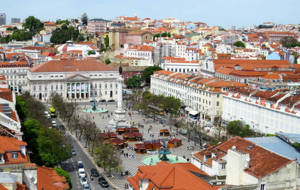 Praça do Rossio, Lisbon, Portugal