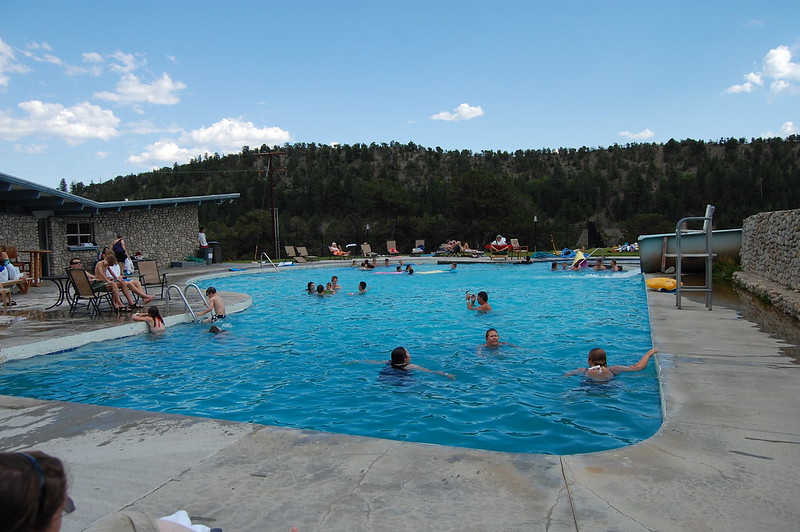Relaxing at Mount Princeton Hot Springs