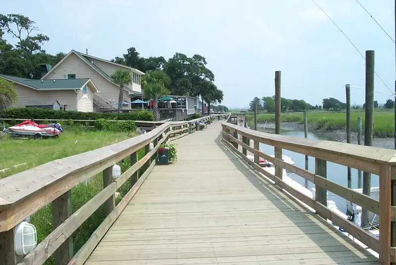 Stroll Along MarshWalk at Murrells Inlet