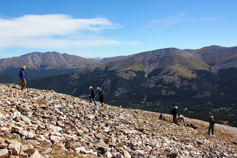 Summiting Quandary Peak