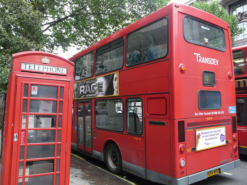 The color of London is red