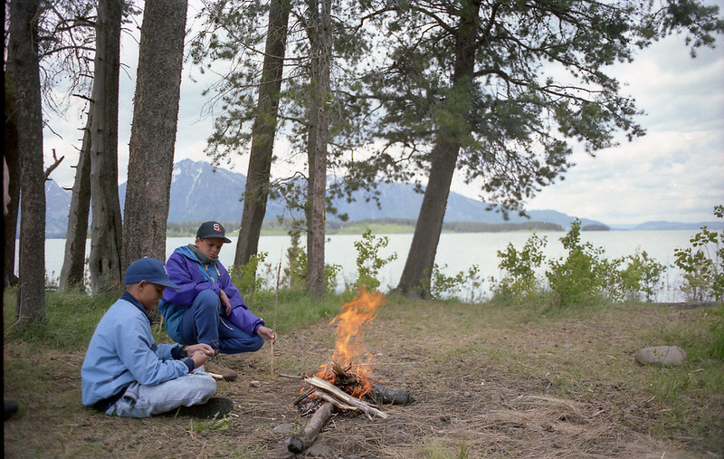 Campfires in Yellowstone