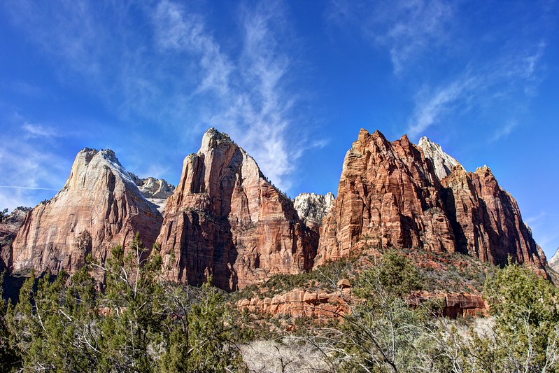 Court of the Patriarchs. Zion National Park
