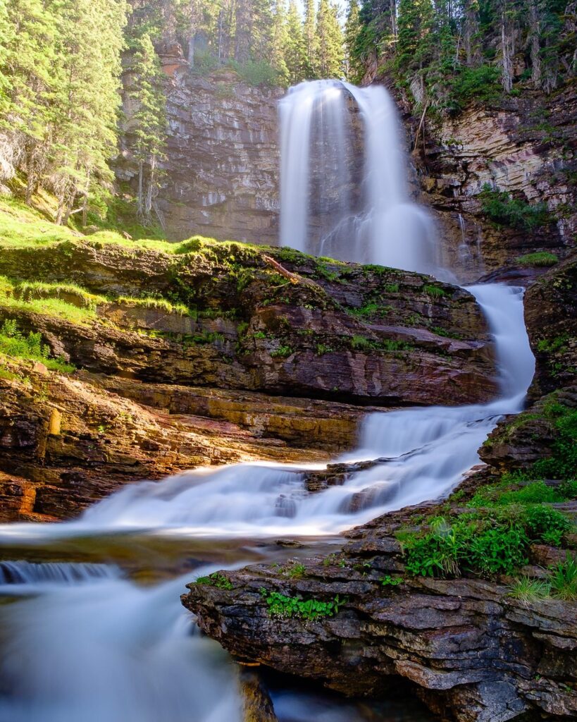 Explore the Waterfalls of St. Mary Valley