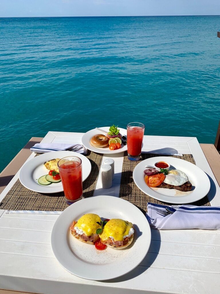 Extensive Sandals Overwater Bungalow Dining Experience