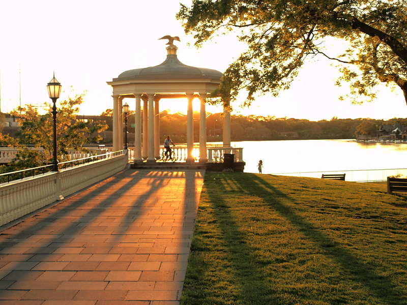 Fairmount Park at dusk