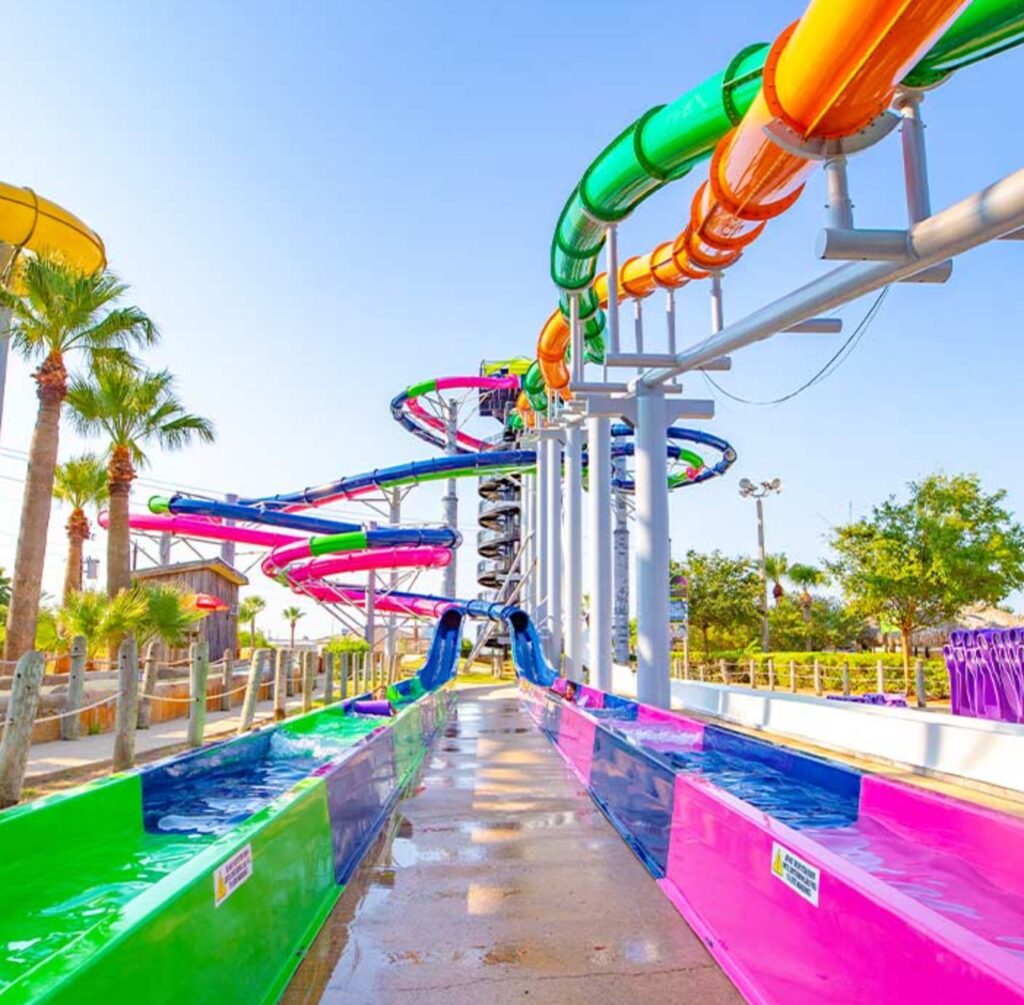 Inside Schlitterbahn Galveston