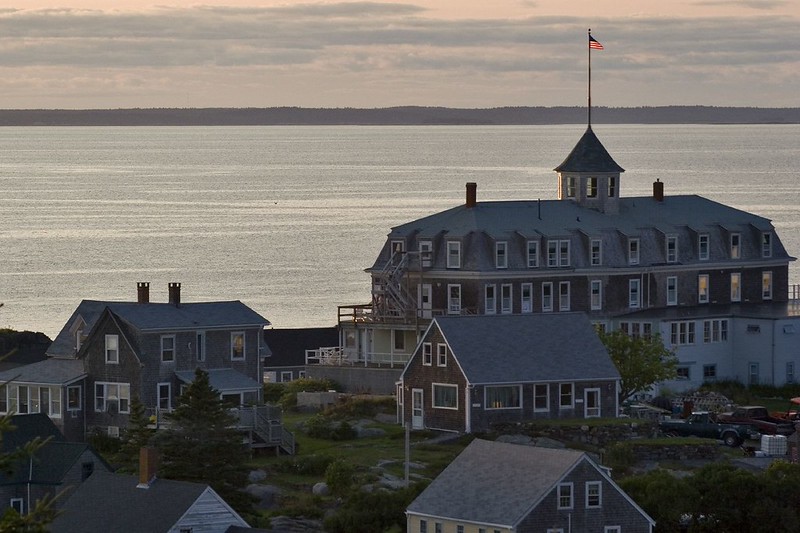 Monhegan at Sunset