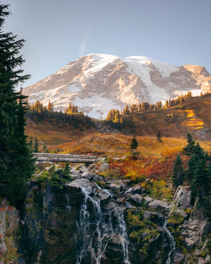 Mount Rainier in Fall