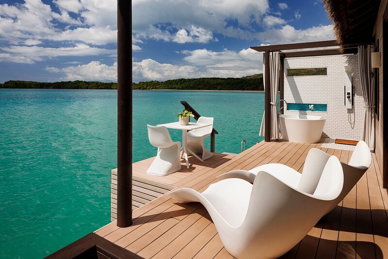 Overwater bungalows with an ocean swimming experience in Jamaica