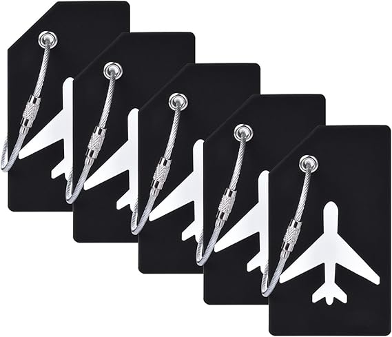 Silicone Luggage Tag with Name ID Card