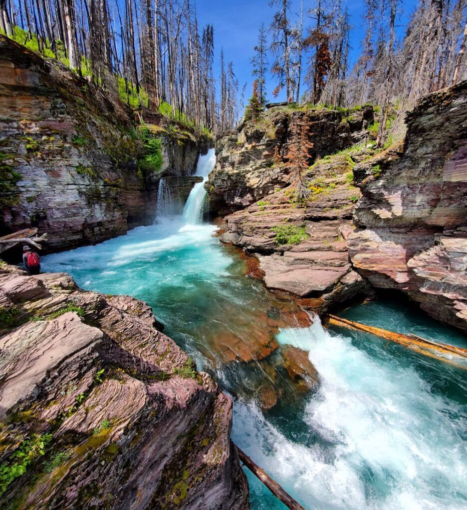 St. Mary and Virginia Falls Trail