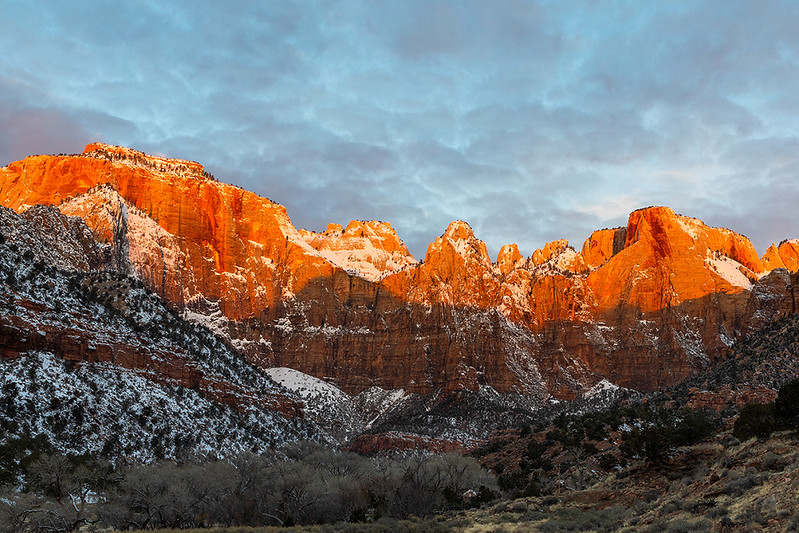 Sunrise at Zion National Park