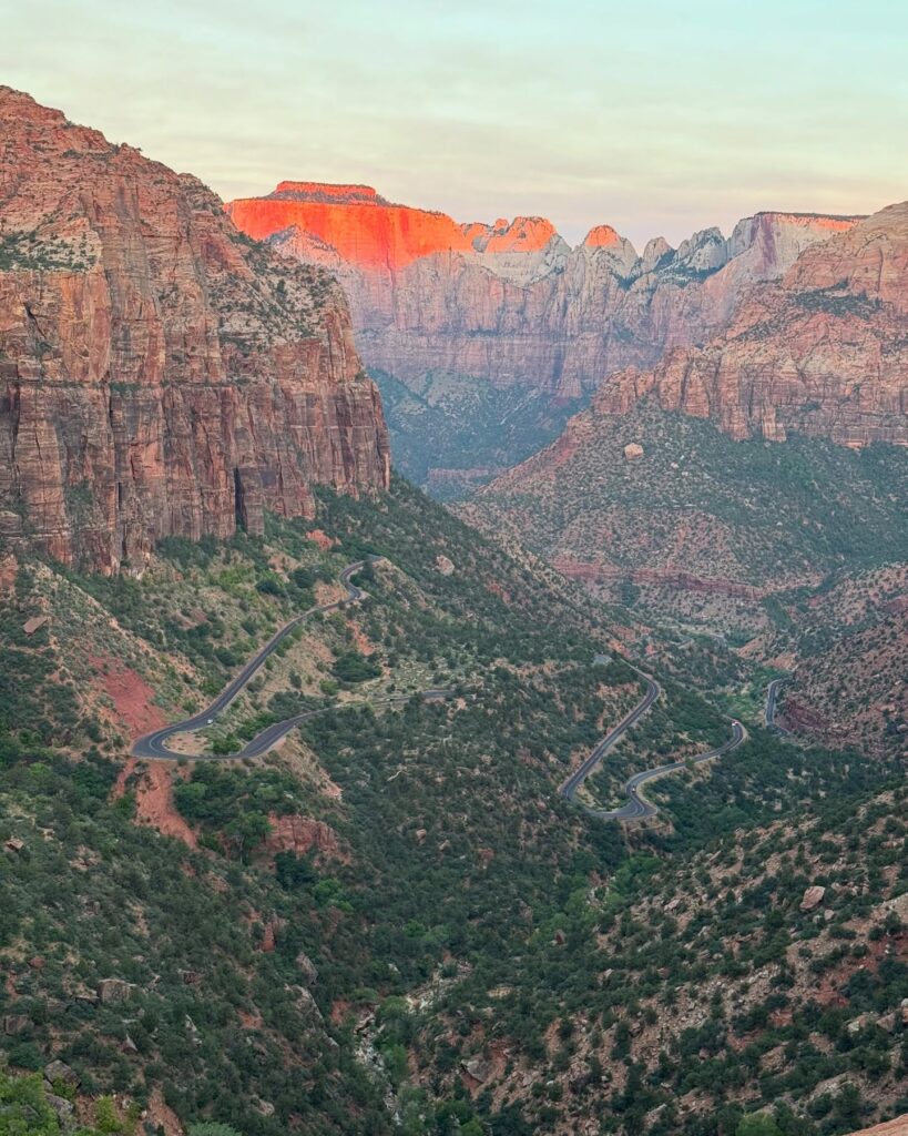 Sunset at Canyon Overlook