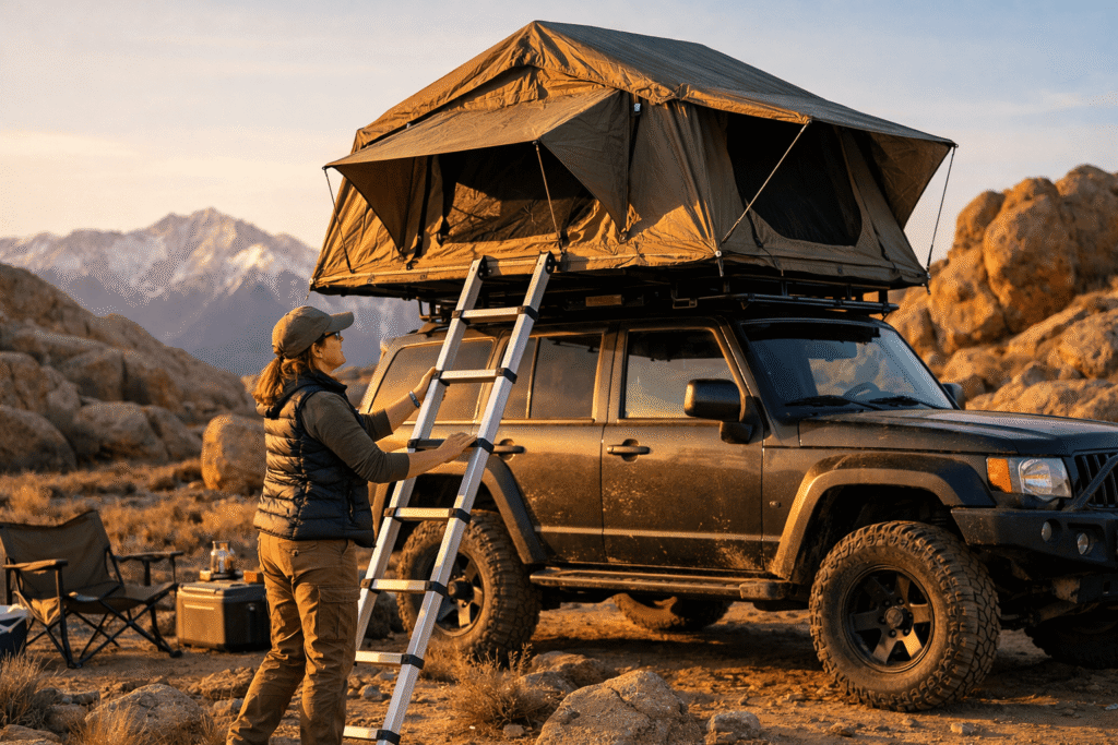 Tent stakes and mallet