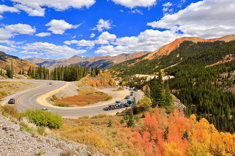 The Million Dollar Highway near Ouray