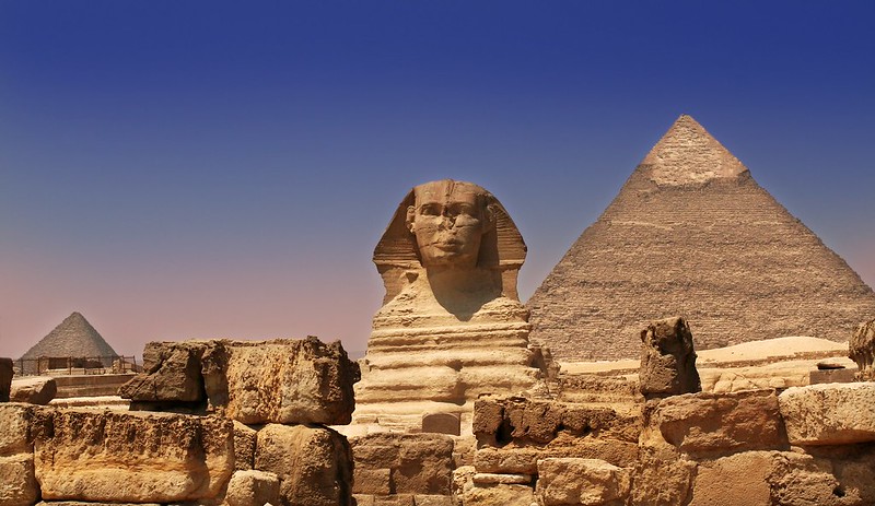The Pyramids of Giza and the Sphinx