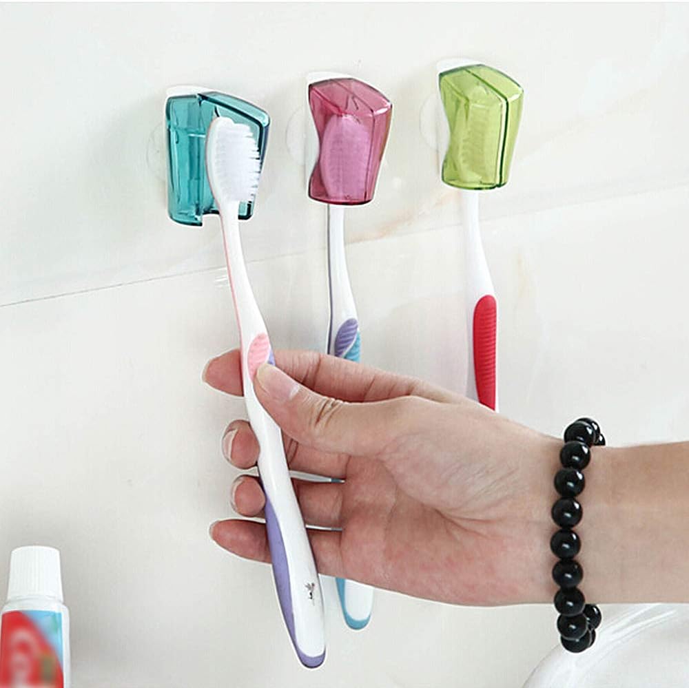 Toothbrush Holder Case With Suction Back
