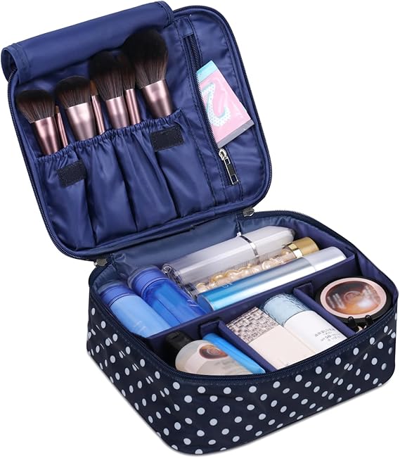 Travel Make-up Bag with Individual Compartments