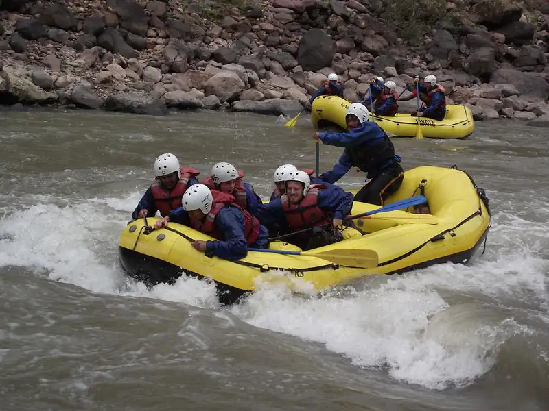 Whitewater rafting