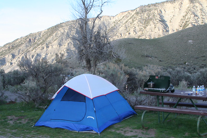 Camping in Yellowstone National Park