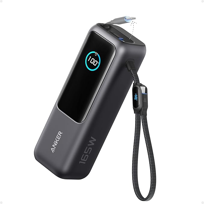 ANKER LAPTOP POWER BANK 25,000MAH (A1695) HIGH-OUTPUT RETRACTABLE