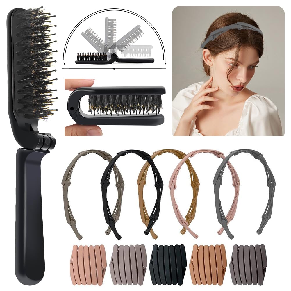 Aozzy Travel Folding Hair Brush – Best Hairbrush for Travel