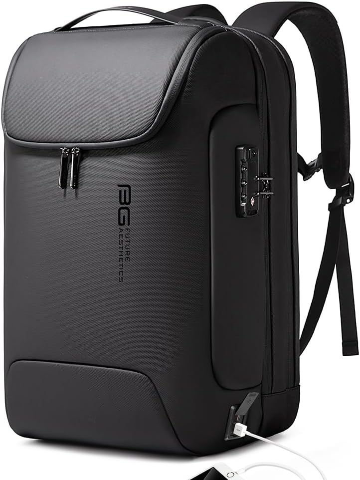 BANGE Anti-Theft Backpack Secure Waterproof Travel Bag