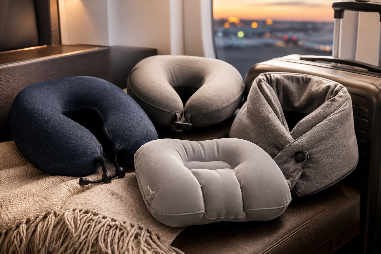 Best Travel Pillows for Long Flights That Actually Help Your Neck for an Overnight Trip Sleep