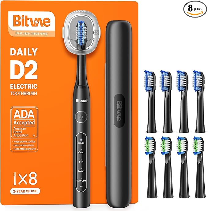 Bitvae Electric Toothbrush – 60-Day Battery