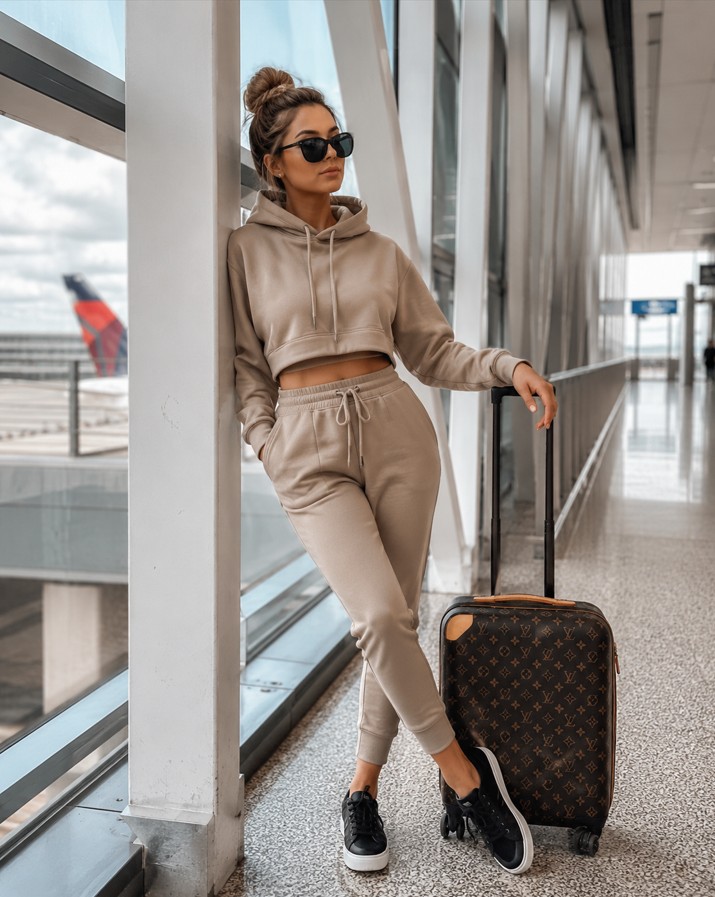 Camel on Camel Airport Outfit