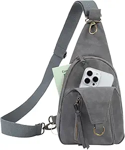 FaroDor Crossbody Sling Bag — Stylish Suede Finish