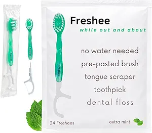 Freshee 5-in-1 Disposable Mini Toothbrush – Best Disposable