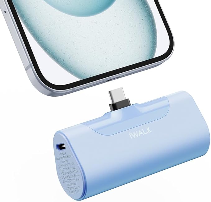 IWALK SMALL USB-C PORTABLE CHARGER MOST COMPACT