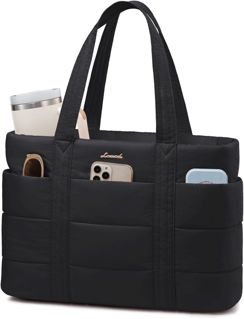 LOVEVOOK LARGE PUFFER TOTE BAG FOR WOMEN