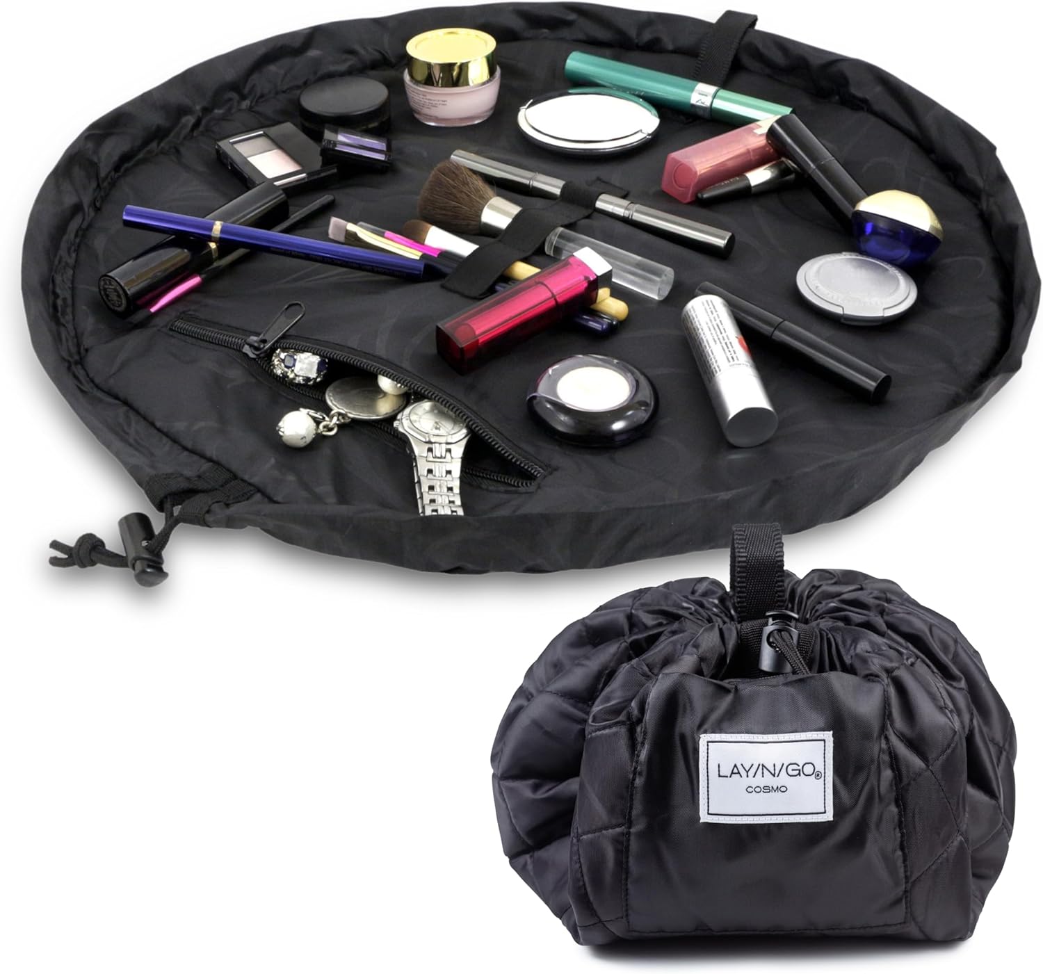 Lay-n-Go Drawstring Makeup Bag