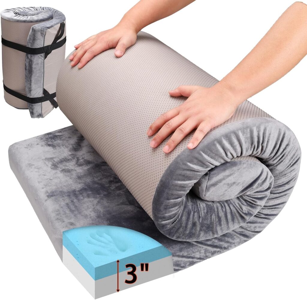 Memory Foam Camping Mattress – 3-Inch