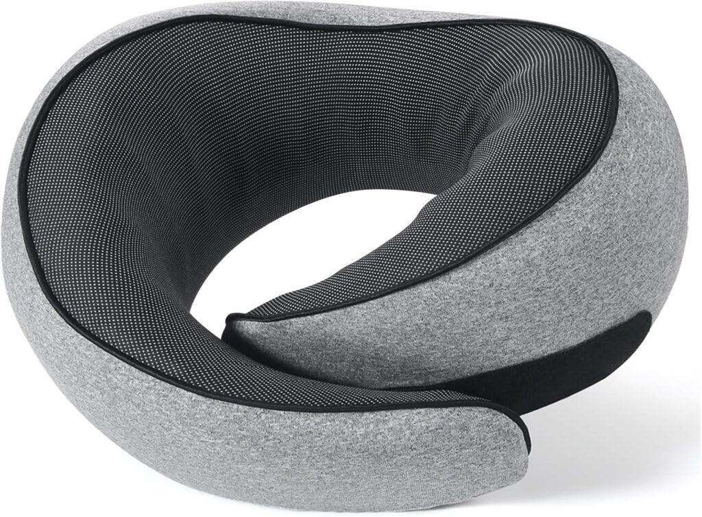 NOCRLG Memory Foam Travel Neck Pillow for Airplanes