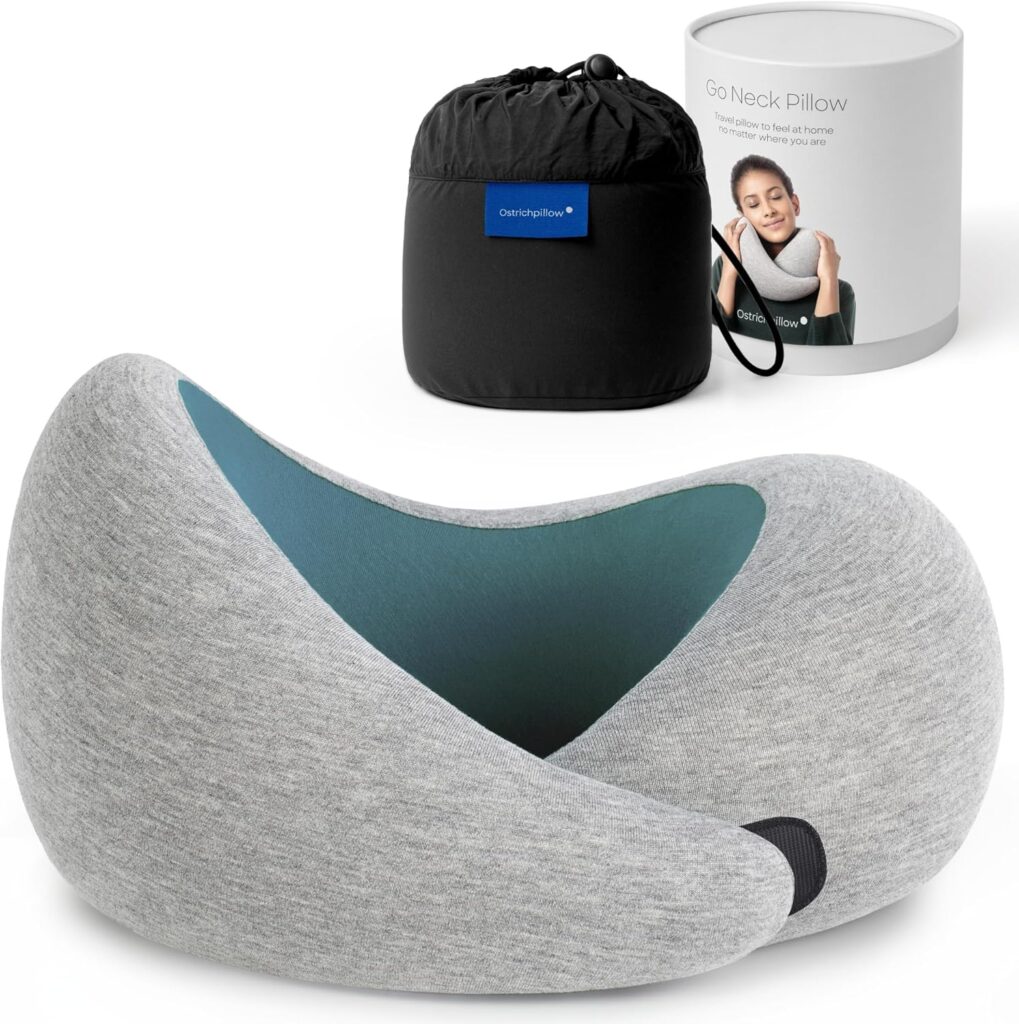 Ostrichpillow Go—Best Overall Comfort (Memory Foam)